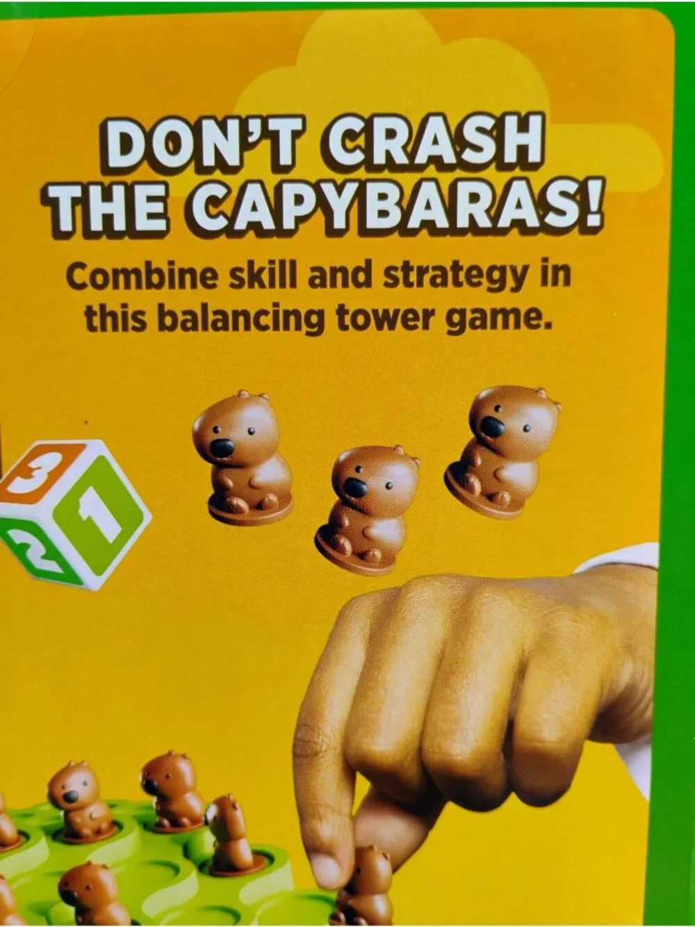 Creature Crash Capybara Balancing Tower Game Ages 6+ Relatable